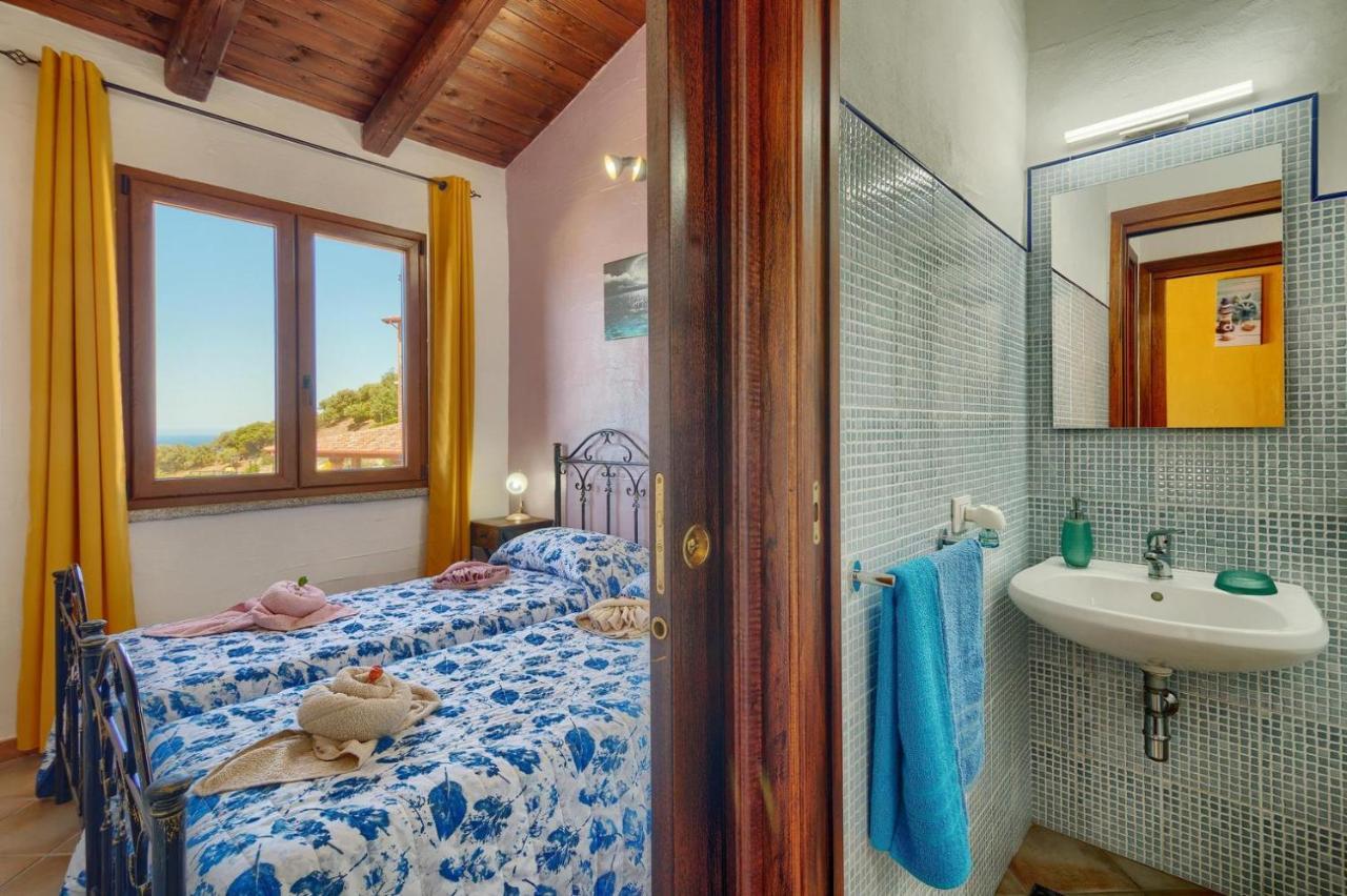 L'Estasi Tanca Piras A Bordo Piscina Con Vista Mare Βίλα Nebida Εξωτερικό φωτογραφία
