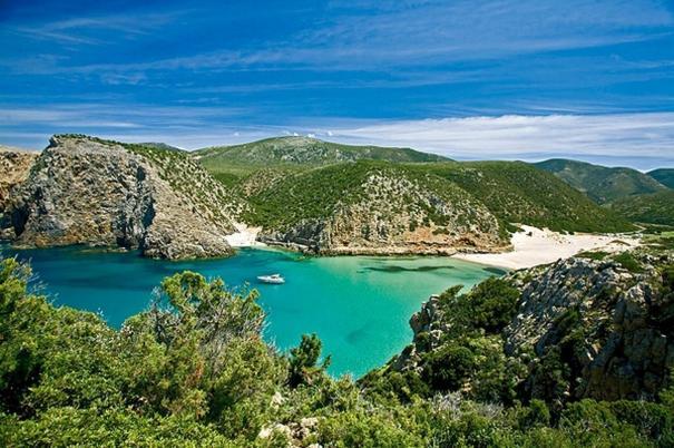 L'Estasi Tanca Piras A Bordo Piscina Con Vista Mare Βίλα Nebida Εξωτερικό φωτογραφία