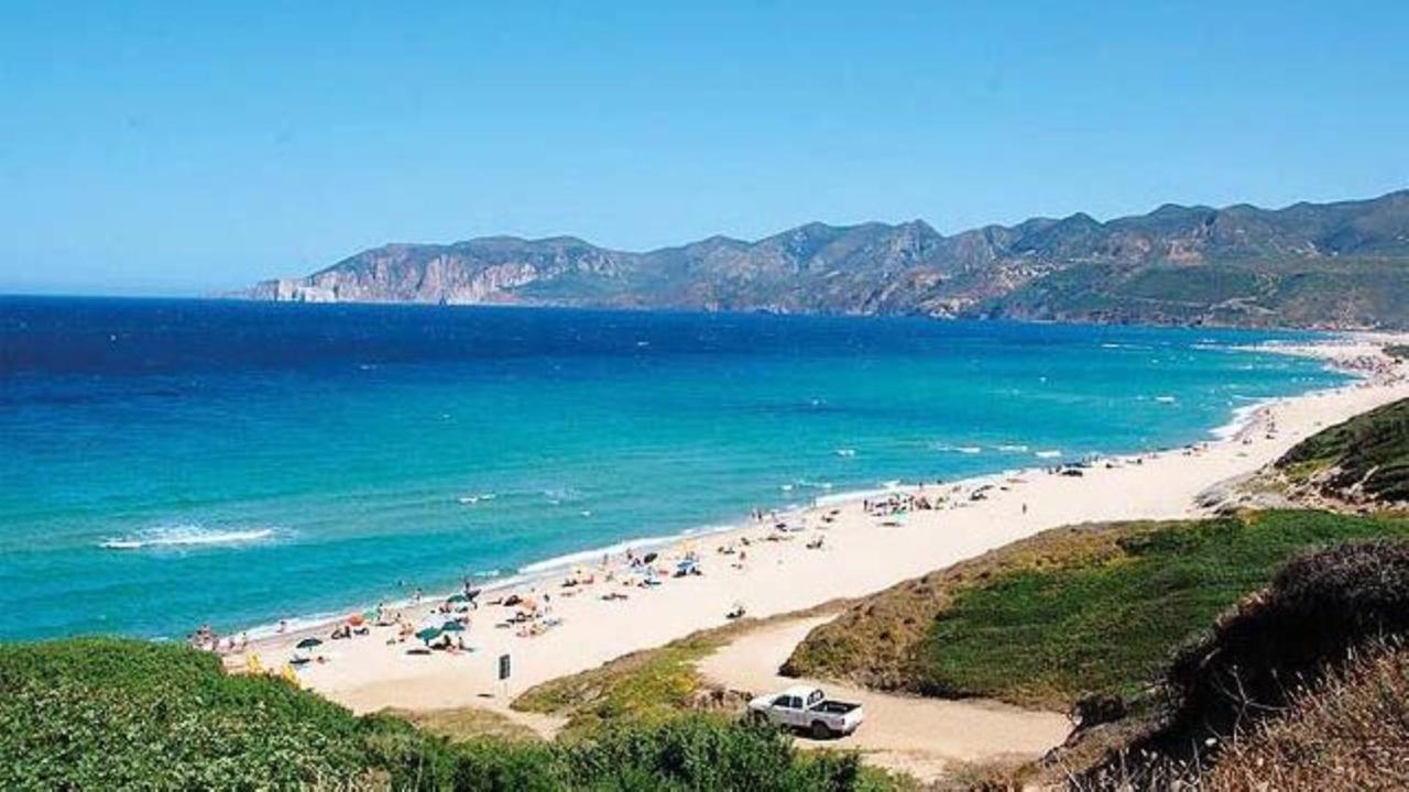 L'Estasi Tanca Piras A Bordo Piscina Con Vista Mare Βίλα Nebida Εξωτερικό φωτογραφία