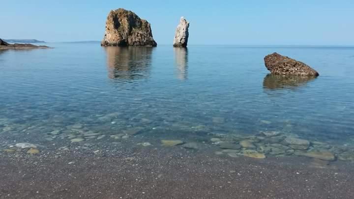 L'Estasi Tanca Piras A Bordo Piscina Con Vista Mare Βίλα Nebida Εξωτερικό φωτογραφία