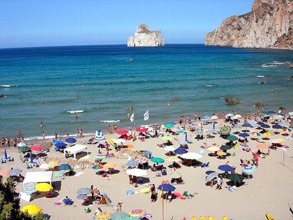 L'Estasi Tanca Piras A Bordo Piscina Con Vista Mare Βίλα Nebida Εξωτερικό φωτογραφία